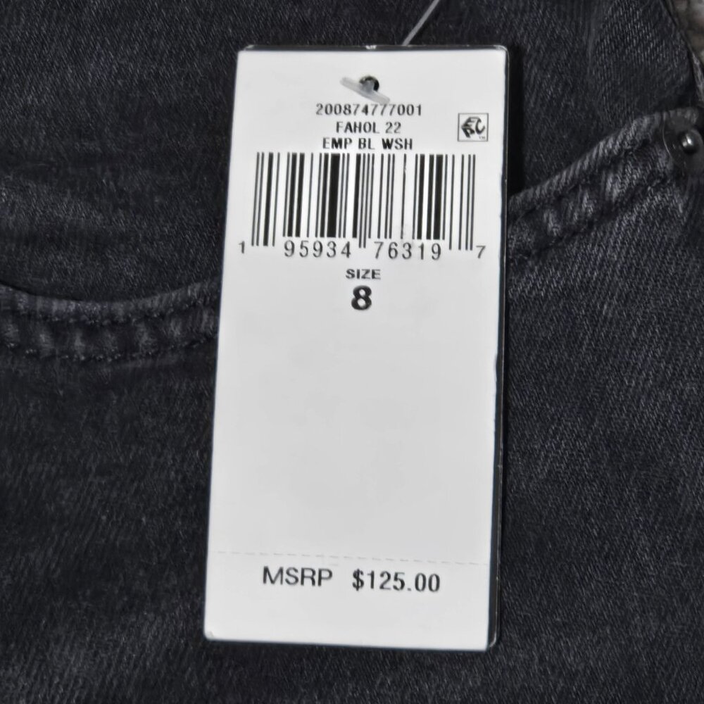 Lauren Ralph Lauren Relaxed Tapered Ankle Jeans Empire Black Wash NWT - Picture 7 of 13